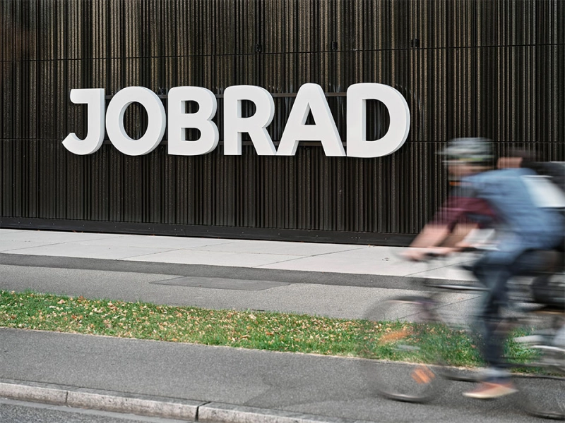 JobRad-Campus mit Logo und JobRadlern JobRad-Campus mit Logo und JobRadlern